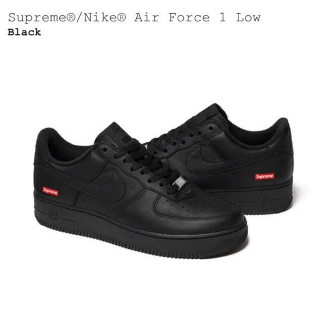 Supreme® / Nike® Air Force 1 Low 28㎝ 黒 - スニーカー
