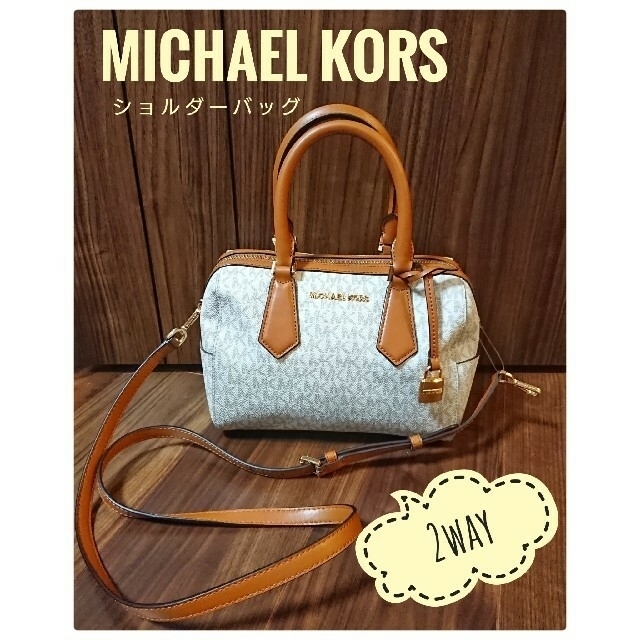 Michael Kors(マイケルコース)の可愛い♪【マイケル・コース Michael Kors】 2way ボストンバッグ レディースのバッグ(ショルダーバッグ)の商品写真