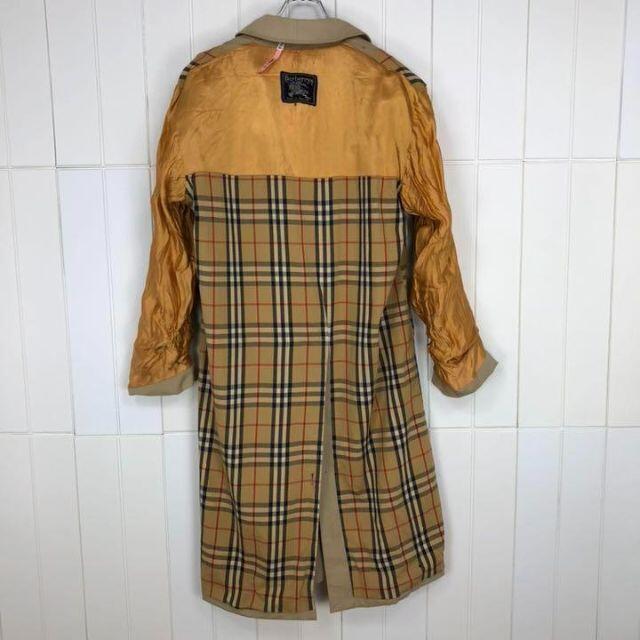 BURBERRY(バーバリー)のバーバリー 激レア 1枚袖 ゆるだぼ トレンチコート ロング ノバチェック90s メンズのジャケット/アウター(トレンチコート)の商品写真