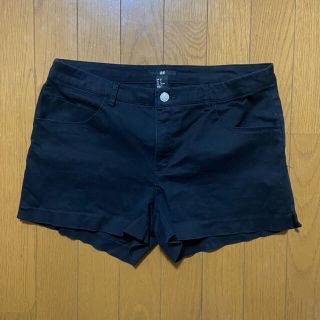 エイチアンドエム(H&M)のH＆M 黒 ショートパンツ ブラック(ショートパンツ)