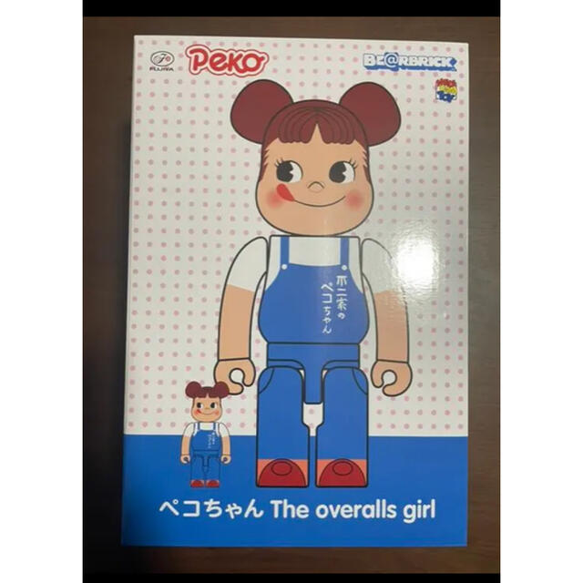 MEDICOM TOY(メディコムトイ)のペコちゃん 不二家 ベアブリック 400% &100％メディコム ぺこちゃん エンタメ/ホビーのおもちゃ/ぬいぐるみ(キャラクターグッズ)の商品写真