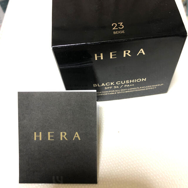 HARE(ハレ)のHERA ブラッククッション 23 BEIGE コスメ/美容のベースメイク/化粧品(ファンデーション)の商品写真