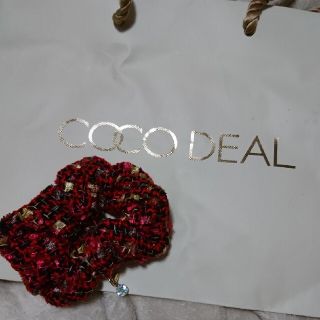 ココディール(COCO DEAL)の*COCODEAL ココディール*ノベルティ*シュシュ*未使用*(ヘアゴム/シュシュ)