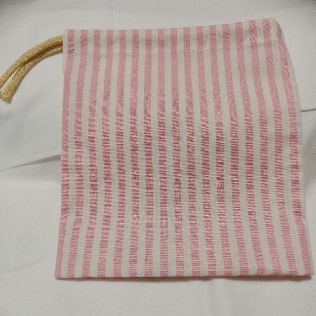 巾着　コップ袋　給食袋　水色・ピンク　2個セット - 5