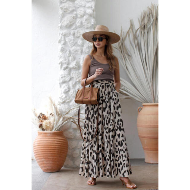 room306 CONTEMPORARY(ルームサンマルロクコンテンポラリー)の【とも様専用】Animal Pattern Maxi Skirt レディースのスカート(ロングスカート)の商品写真