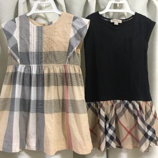 バーバリー(BURBERRY)のおまとめ専用出品です。Burberry ワンピース　3Y  4Y(ワンピース)