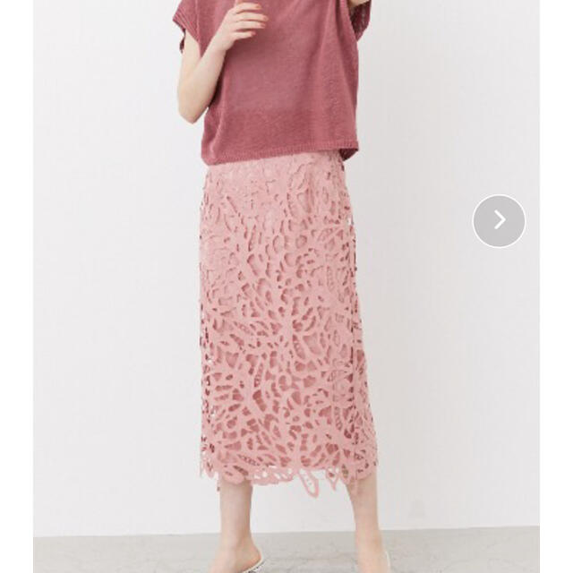 《新品値札付き》ボタニカルレースタイトスカート