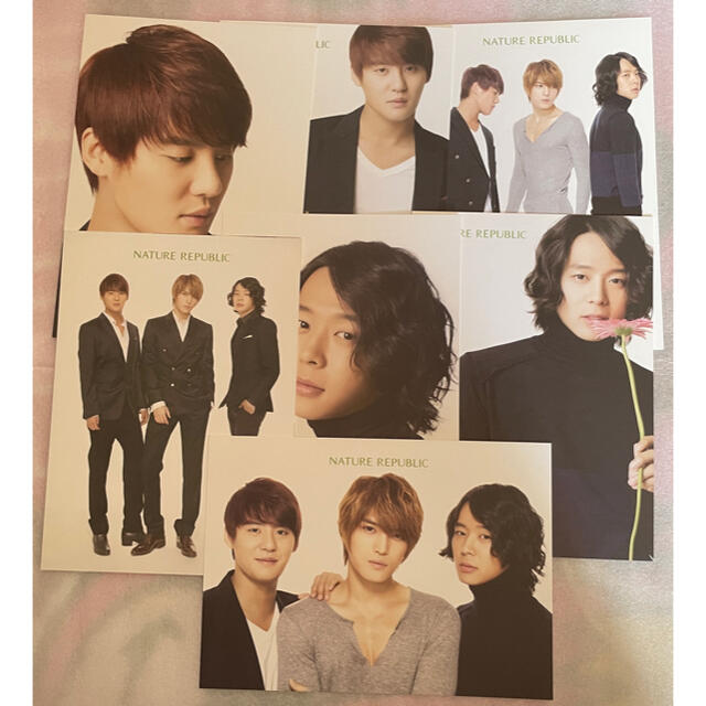 JYJ(ジェイワイジェイ)のJYJ NATURE REPUBLIC ポストカード エンタメ/ホビーのタレントグッズ(ミュージシャン)の商品写真