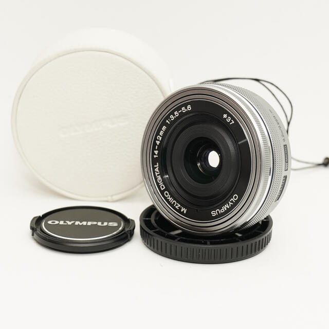 新品未使用◆OLYMPUS オリンパス14-42mm EZﾊﾟﾝｹｰｷﾚﾝｽﾞ