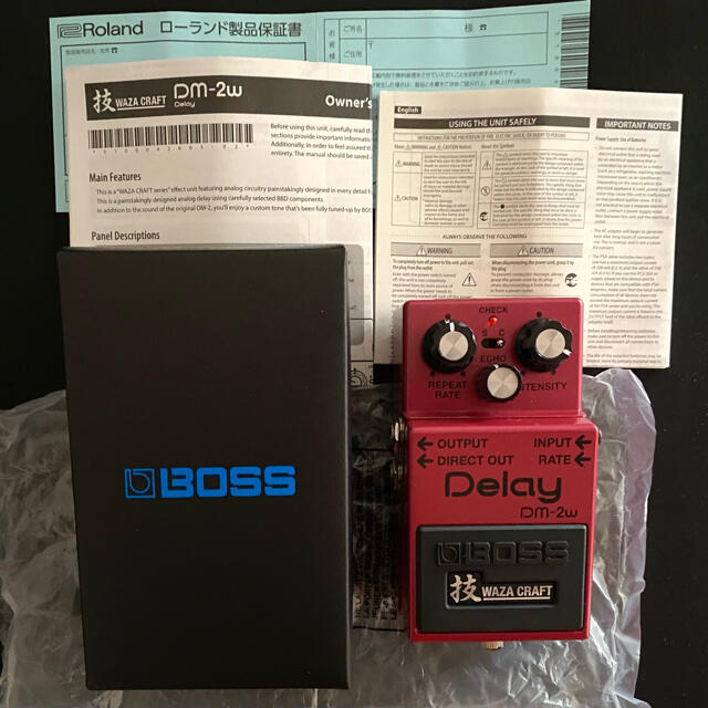 BOSS DM-2W 技 WAZA CRAFT アナログディレイ 美品！