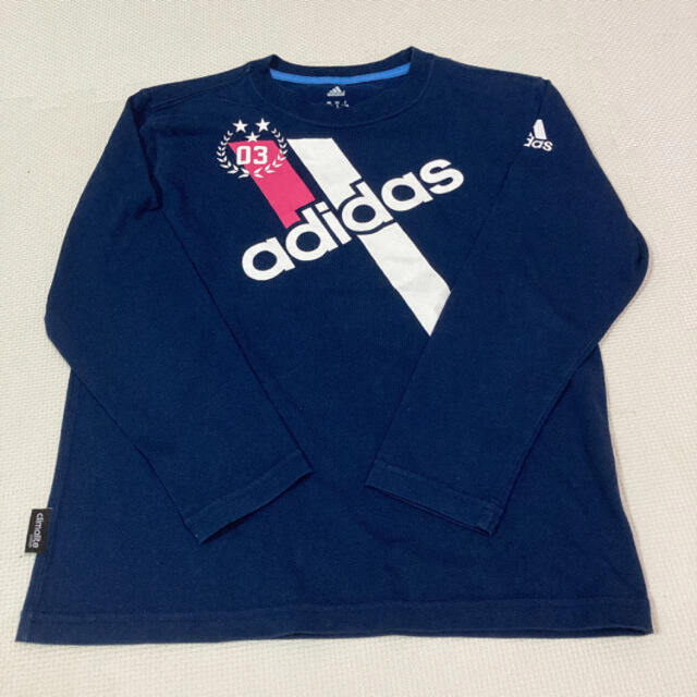 adidas(アディダス)のadidas 140cm【28日まで】 キッズ/ベビー/マタニティのキッズ服男の子用(90cm~)(Tシャツ/カットソー)の商品写真