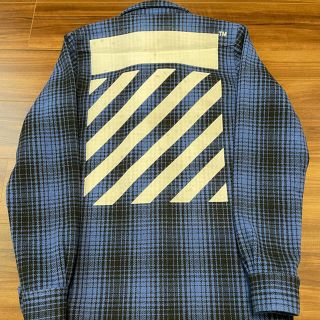 オフホワイト(OFF-WHITE)のり様専用　off-white オフホワイト チェックシャツ タータンシャツ(シャツ)