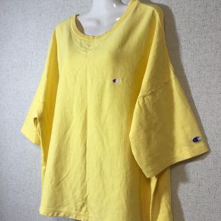 チャンピオン(Champion)のチャンピオン リバースウィーブ ゆるダボ ロゴ刺繍 Tシャツ　L(トレーナー/スウェット)