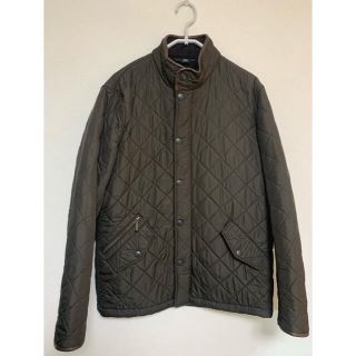 バーブァー(Barbour)の美品 日本未発売 バブアー パウエル キルトジャケット オリーブグリーン(ブルゾン)