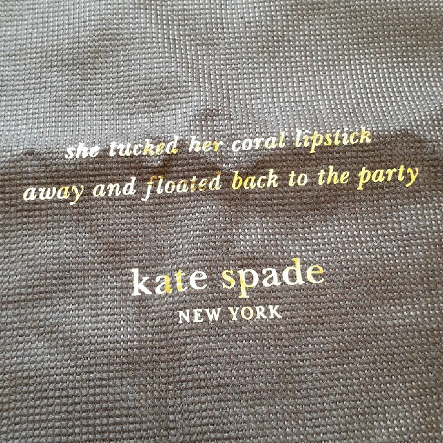 kate spade new york(ケイトスペードニューヨーク)のケイト・スペード　布　袋　巾着　保存袋 レディースのバッグ(ショップ袋)の商品写真