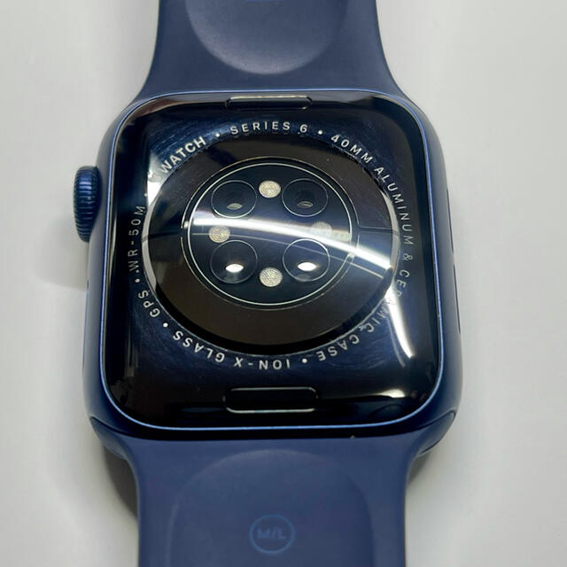 apple watch 6 40mm GPSモデル ネイビー - 2
