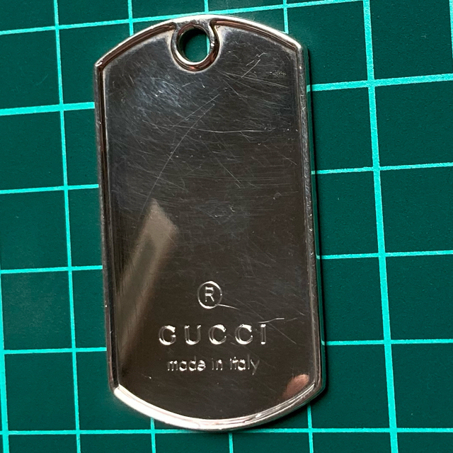 Gucci(グッチ)のGUCCI ドッグタグ　グッチ メンズのアクセサリー(ネックレス)の商品写真