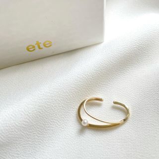 エテ(ete)の【美品】ete エテ　K10YG パール イヤーカフ(イヤーカフ)