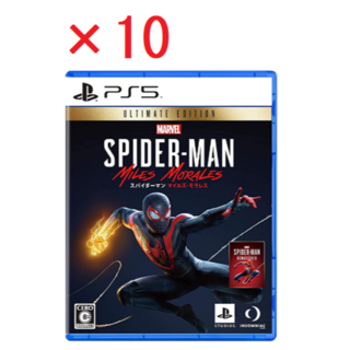 プレイステーション(PlayStation)の【シュリンク付】Marvel's Spider-Man ×１０（まとめ売り）(家庭用ゲームソフト)