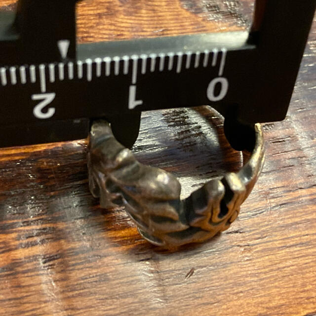 シルバーリング×2・ウォレットチェーンセット メンズのアクセサリー(リング(指輪))の商品写真
