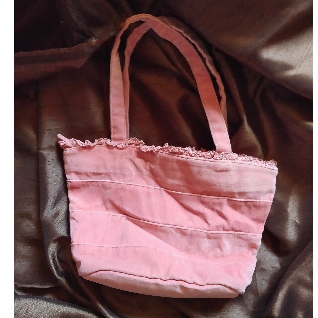 Emily Temple cute(エミリーテンプルキュート)のEmily Temple Cute ピンク色トートバッグ ロリィタ レディースのバッグ(トートバッグ)の商品写真