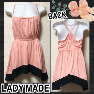 レディメイド(LADY MADE)の【新品/LADY MADE】裾バイカラーシフォン切替ヘムラインキャミ(キャミソール)