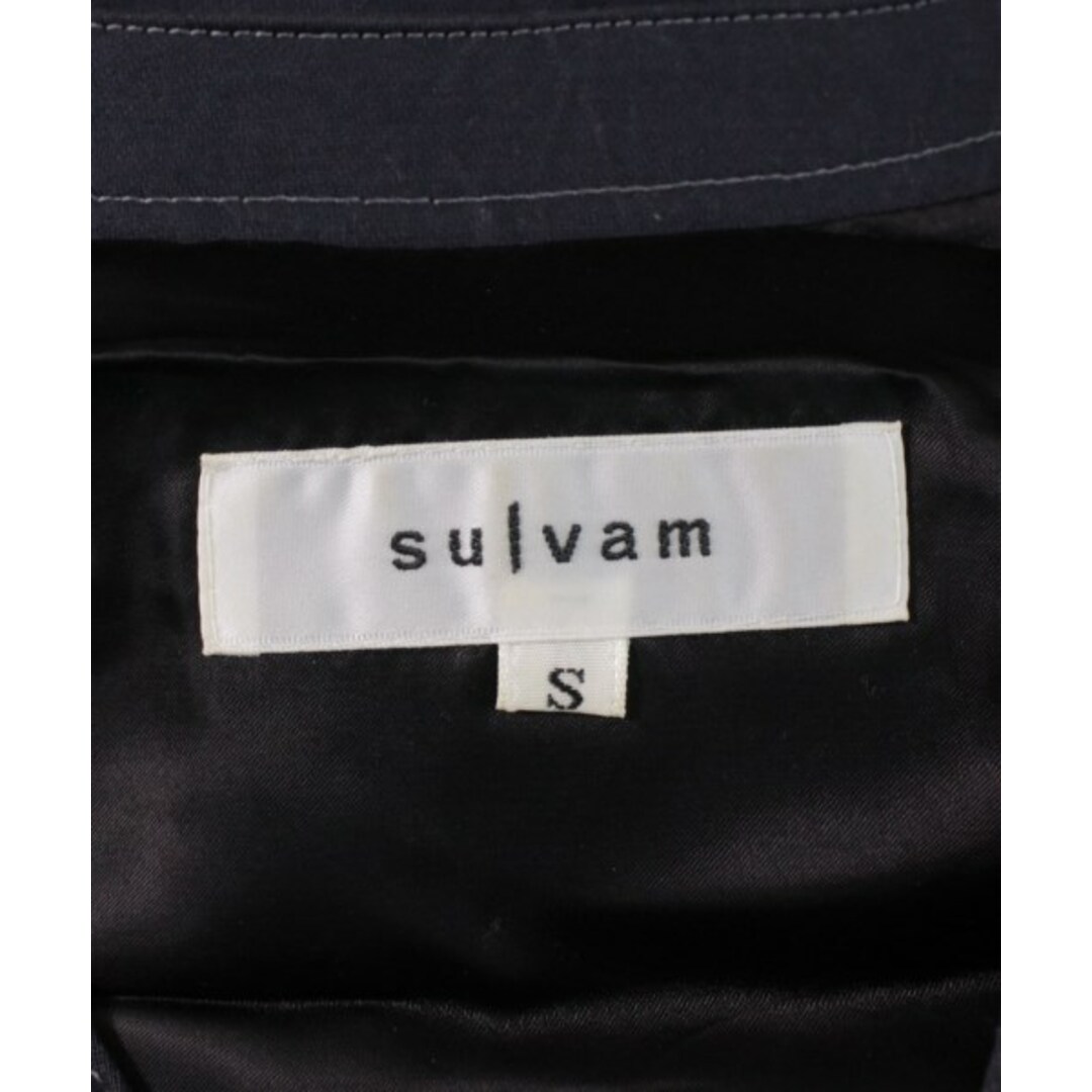 sulvam サルバム カジュアルシャツ S 紺系 【古着】【中古】