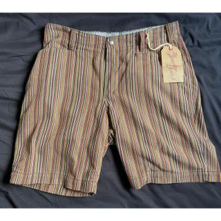 テンダーロイン(TENDERLOIN)の美品　テンダーロイン　HB SHORTS マルチカラー　 ヘリンボーンショーツ　(ショートパンツ)