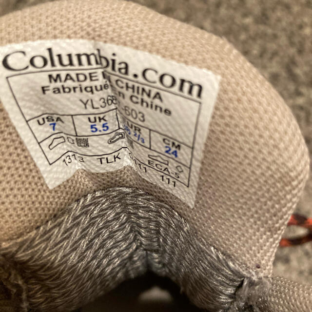 Columbia(コロンビア)のColumbia コロンビア  登山靴トレッキングシューズ　24.0cm スポーツ/アウトドアのアウトドア(登山用品)の商品写真