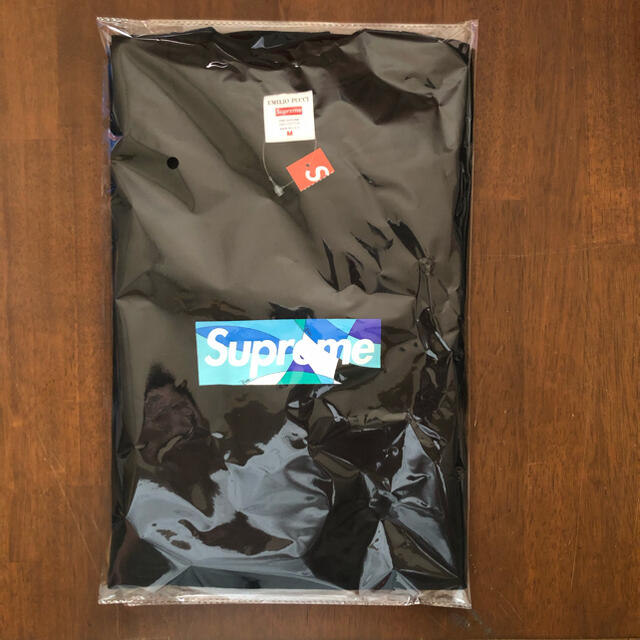 Supreme(シュプリーム)のSupreme Emilio Pucci Box Logo Tee 黒青M メンズのトップス(Tシャツ/カットソー(半袖/袖なし))の商品写真