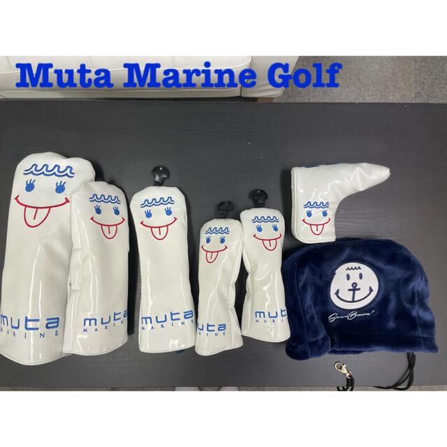 Muta Marine Golf PUエナメル ヘッドカバー 7点セット