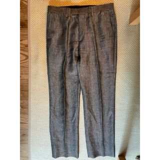 バナナリパブリック(Banana Republic)の美品　スラックス  パンツ　バナナリパブリック　beams グレー　タック(スラックス)