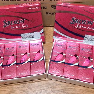 スリクソン(Srixon)の新品【SRIXON】ゴルフボール SOFT FEEL LADY ピンク　2ダース(ゴルフ)