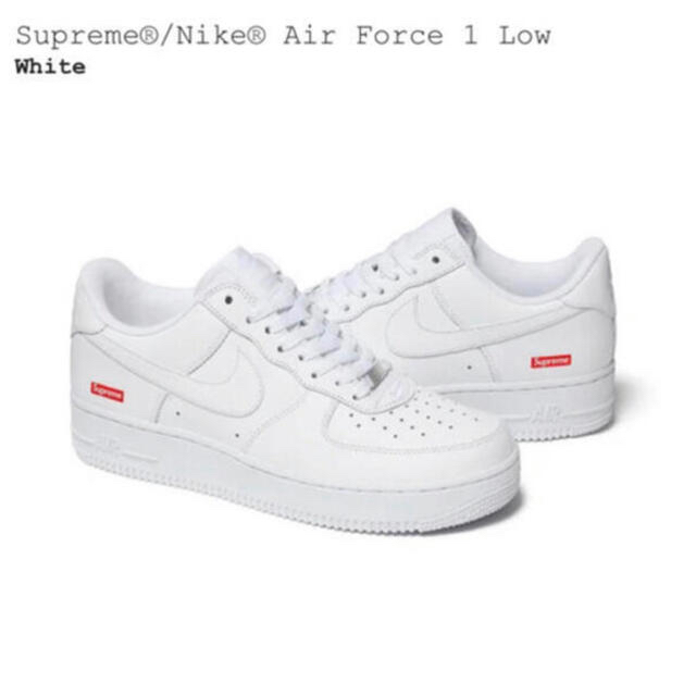 Supreme Nike Air Force 1 Low 白 28cm