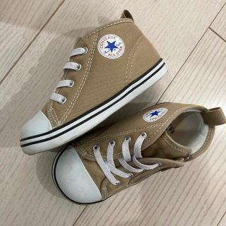 コンバース(CONVERSE)のコンバース　キッズ　ベージュ　15cm(スニーカー)