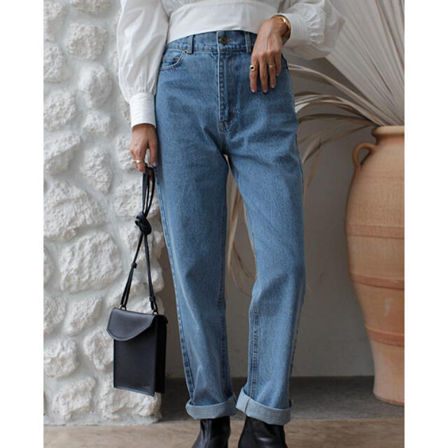 room306 CONTEMPORARY(ルームサンマルロクコンテンポラリー)のHigh-waist Denim Pants レディースのパンツ(デニム/ジーンズ)の商品写真