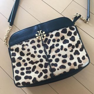 Tory Burch♪レオパード柄ハラコ2wayバッグ