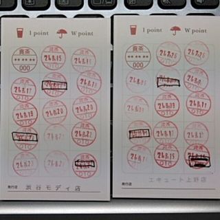 ゴンチャ★ポイントカード2枚(フード/ドリンク券)