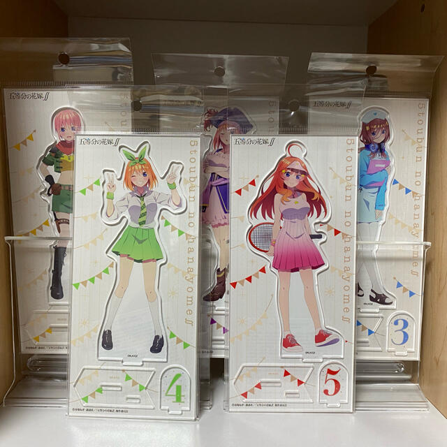 五等分の花嫁　アクリルスタンド　セット販売