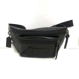 コーチ(COACH)のコーチ ウエストポーチ美品  - F75776 黒(ボディバッグ/ウエストポーチ)