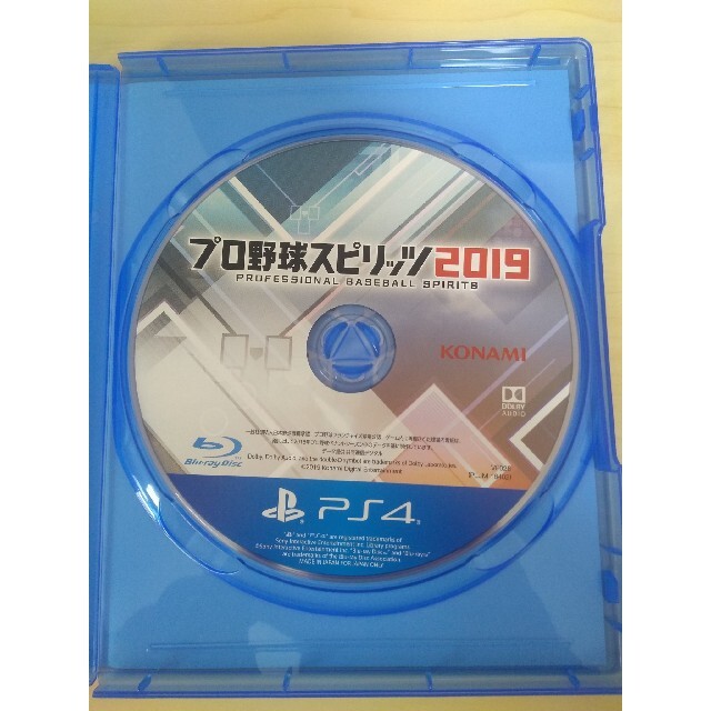 PlayStation4(プレイステーション4)のプロ野球スピリッツ2019 PS4 エンタメ/ホビーのゲームソフト/ゲーム機本体(家庭用ゲームソフト)の商品写真