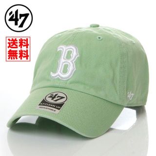 ニューエラー(NEW ERA)の【新品】47 キャップ レッドソックス 帽子 ミントグリーン レディース メンズ(キャップ)