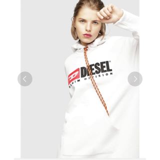 ディーゼル(DIESEL)の【新品】【完売】DIESEL  スウェットワンピース　パーカーワンピース (トレーナー/スウェット)