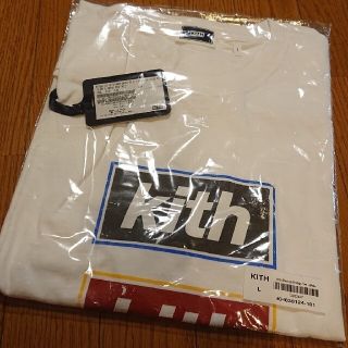 シュプリーム(Supreme)の新品 未使用 KITH  STACKED  VINTAGE  TEE  L 白(Tシャツ/カットソー(半袖/袖なし))