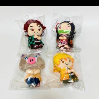 【激安】新品　鬼滅の刃　ちょっこりさん4人セット(キャラクターグッズ)