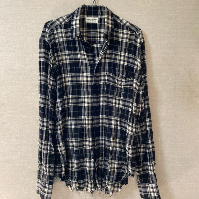 Saint Laurent(サンローラン)のsaint laurent paris  チェックシャツ メンズのトップス(シャツ)の商品写真