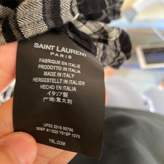 Saint Laurent(サンローラン)のsaint laurent paris  チェックシャツ メンズのトップス(シャツ)の商品写真