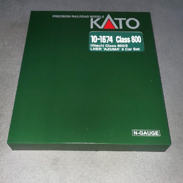 KATO`(カトー)のKATO HITACHI class800 AZUMA エンタメ/ホビーのおもちゃ/ぬいぐるみ(鉄道模型)の商品写真