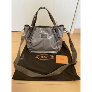 トッズ(TOD'S)の期間限定価格です★トッズ　ハンドバッグ　ショルダーバッグ　コーティング　レザー★(ハンドバッグ)