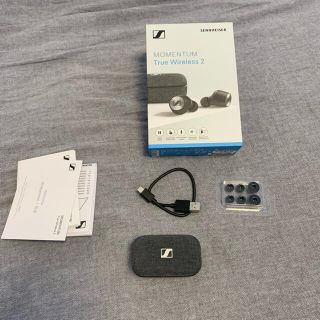 ゼンハイザー(SENNHEISER)のMOMENTUM True Wireless 2 M3IETW2 BLACK(ヘッドフォン/イヤフォン)